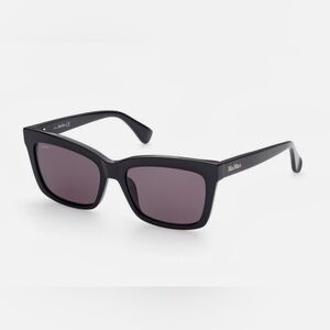 MAX MARA LOGO4 MM0010 Black Sunglasses Frame 55-17-140 New
